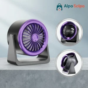 F7 circulation fan-Desktop And Wall-Mounted Fan with LED Display