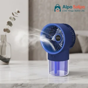mist cooling fan Ice Mist Air Cooler with Spray & LED